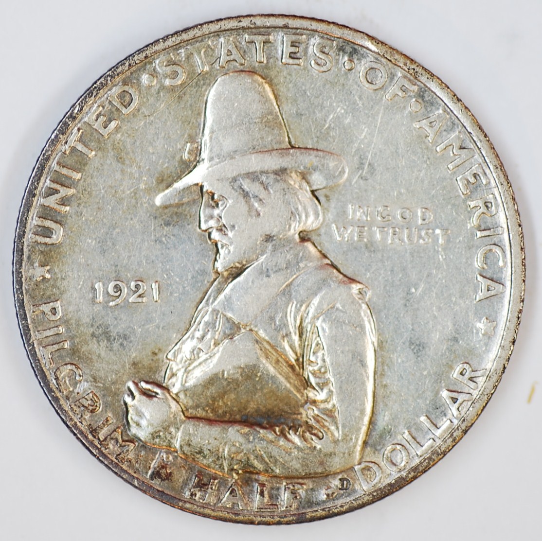 1920-1921 PILGRIM COMMEMORATIVE HALF DOLLAR